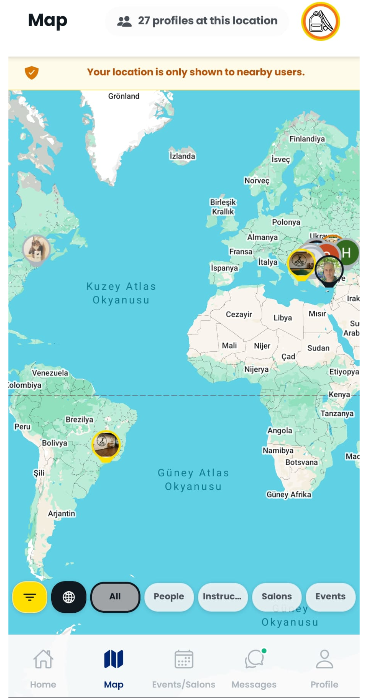 CapoTrip Map Screen
